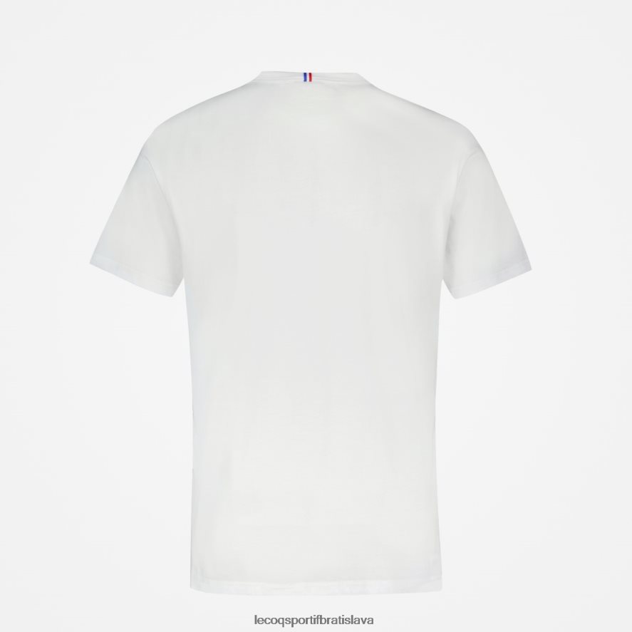 Le Coq Sportif oblečenie módne tričko biele muži BF4DLN162