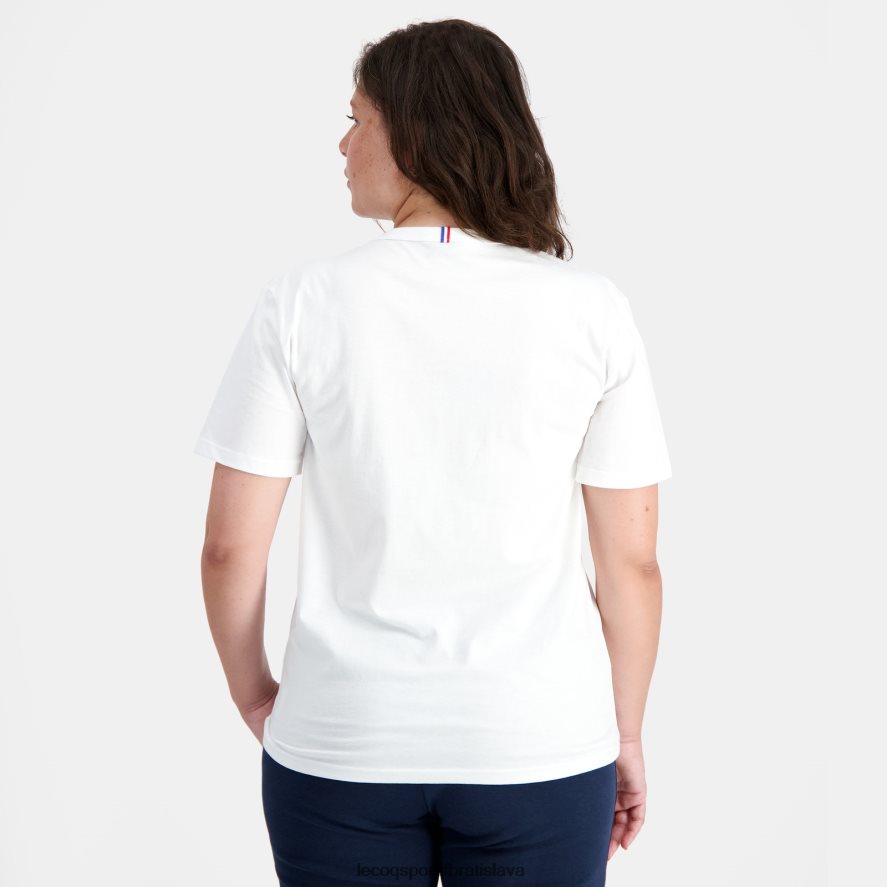 Le Coq Sportif oblečenie módne tričko biele muži BF4DLN162