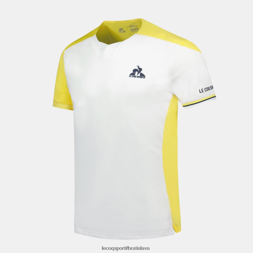 Le Coq Sportif oblečenie módne tričko biele muži BF4DLN166