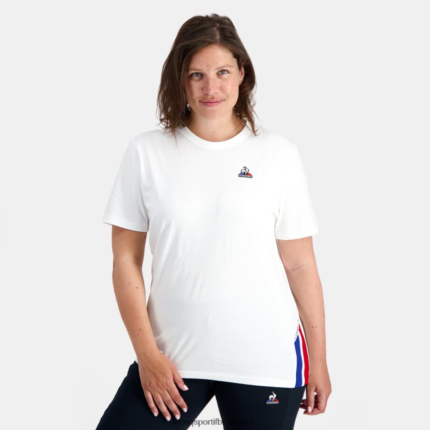 Le Coq Sportif oblečenie módne tričko biele muži BF4DLN170