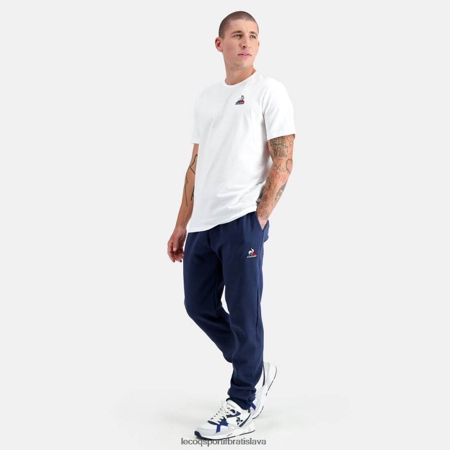 Le Coq Sportif oblečenie módne tričko biele muži BF4DLN180
