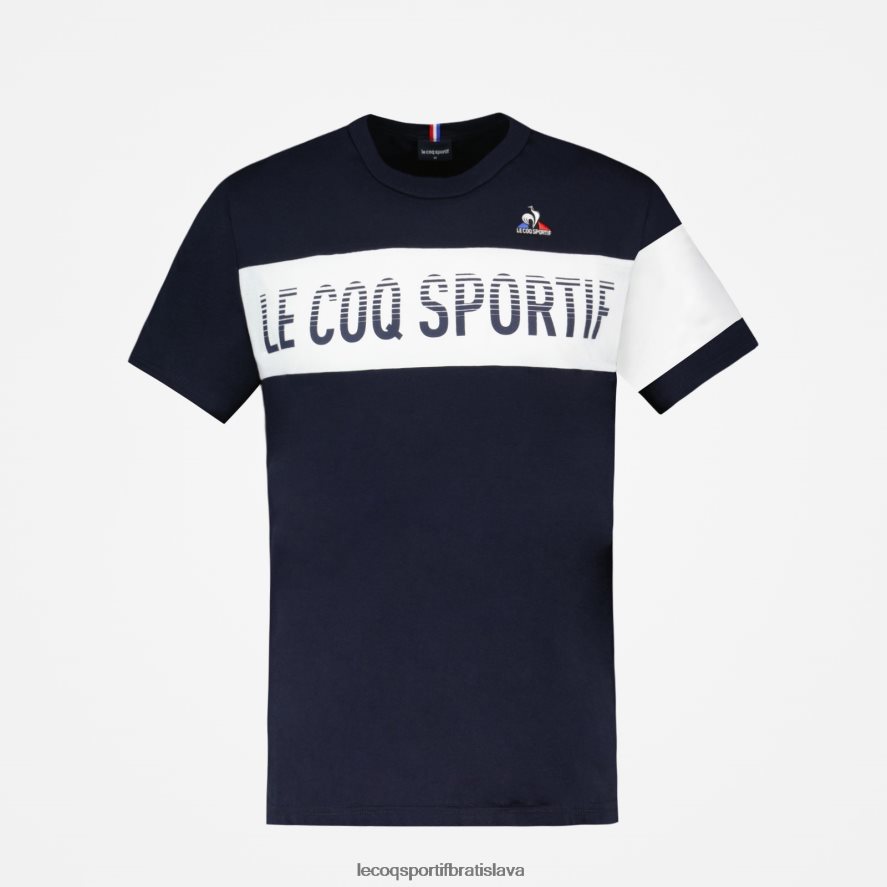 Le Coq Sportif oblečenie módne tričko modrej farby muži BF4DLN142