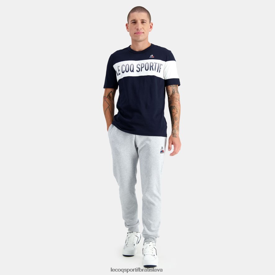 Le Coq Sportif oblečenie módne tričko modrej farby muži BF4DLN142