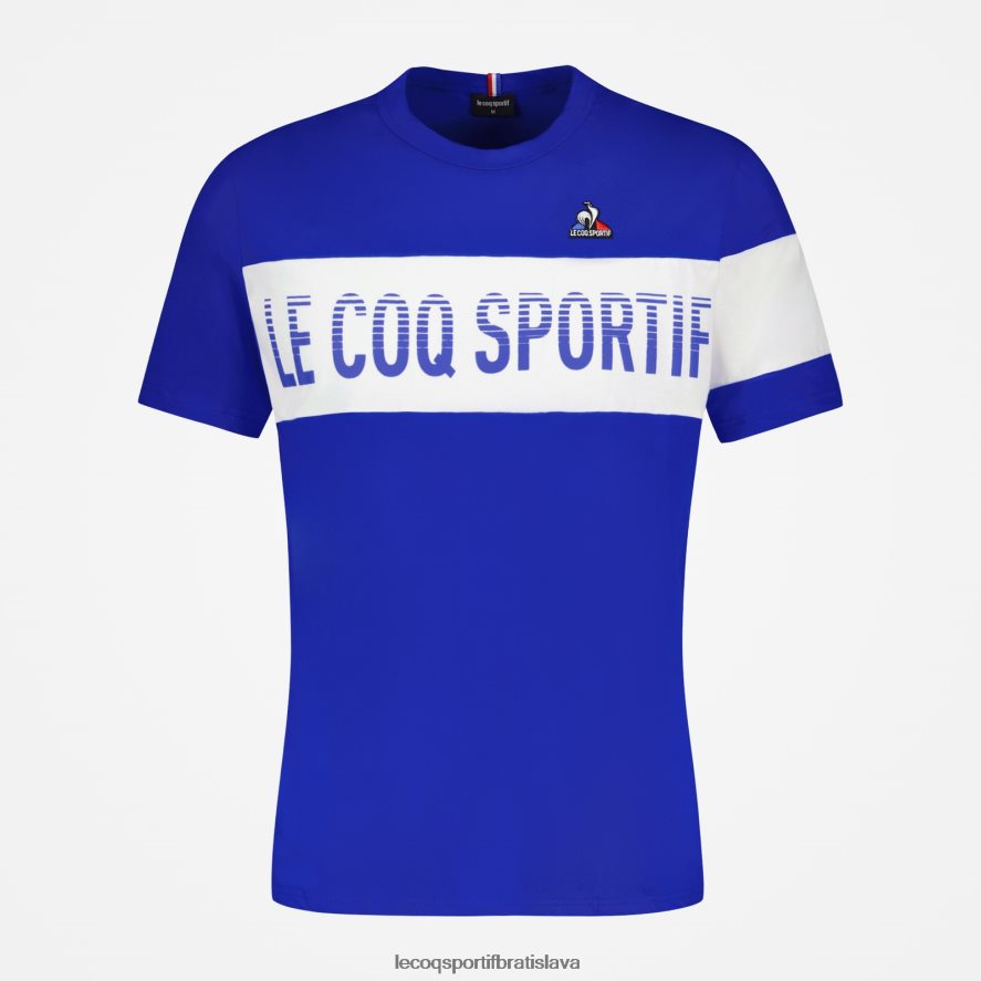 Le Coq Sportif oblečenie módne tričko modrej farby muži BF4DLN161