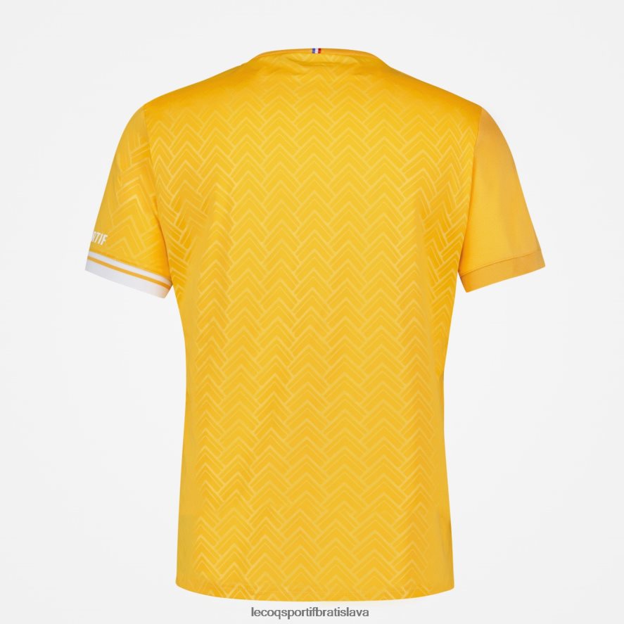 Le Coq Sportif oblečenie oranžové tričko muži BF4DLN478