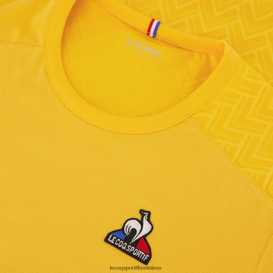 Le Coq Sportif oblečenie oranžové tričko muži BF4DLN478