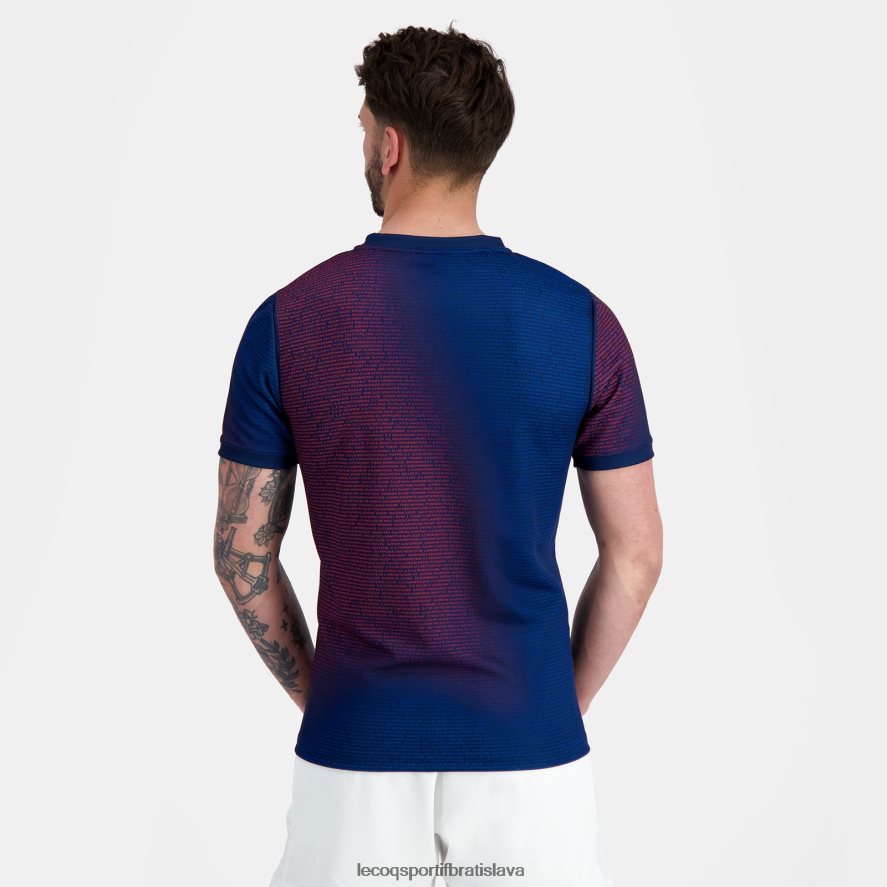 Le Coq Sportif oblečenie predzápasový dres - xv de france blue muži BF4DLN173