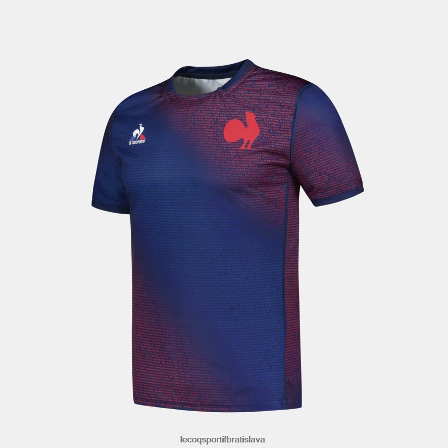 Le Coq Sportif oblečenie predzápasový dres - xv de france blue muži BF4DLN173