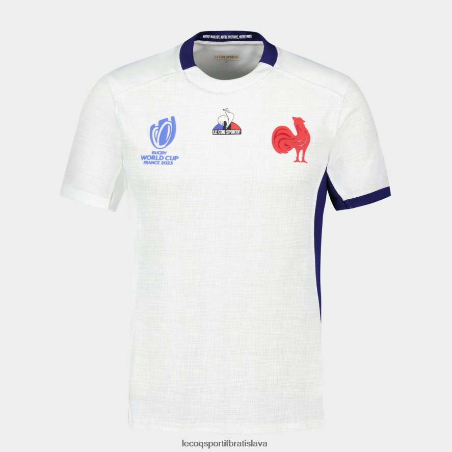 Le Coq Sportif oblečenie replika dresu xv de france - svetový pohár v rugby 2023 biela muži BF4DLN693