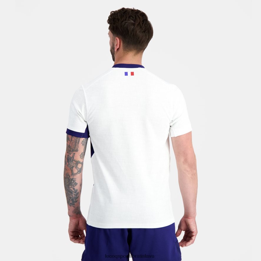 Le Coq Sportif oblečenie replika dresu xv de france - svetový pohár v rugby 2023 biela muži BF4DLN693
