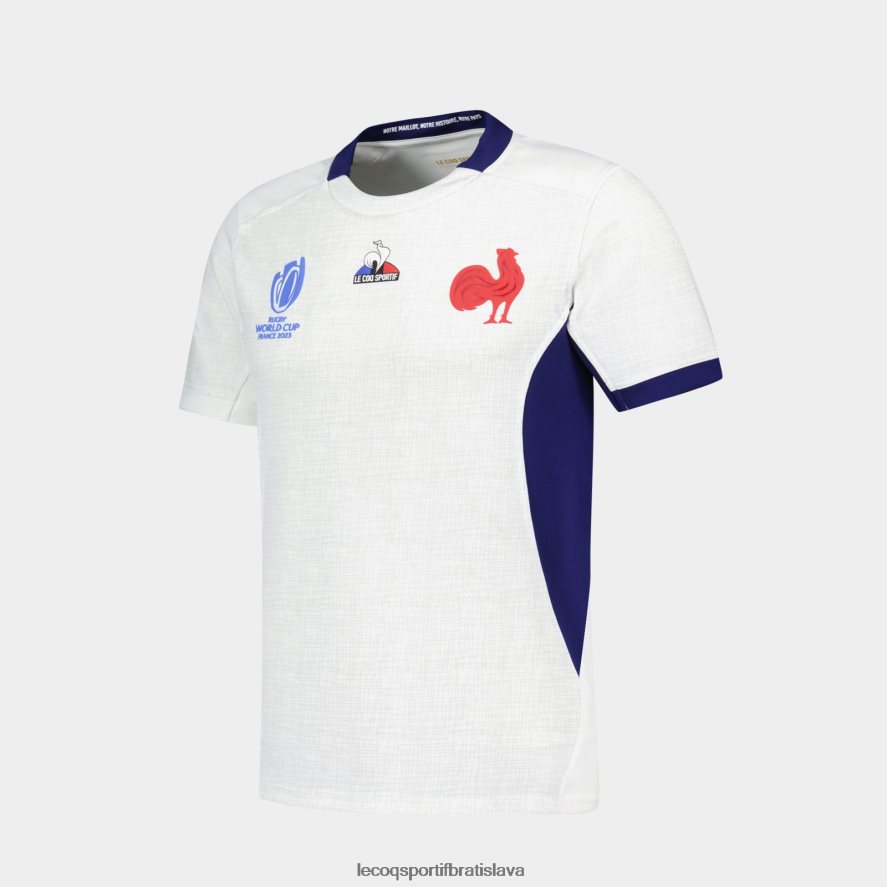 Le Coq Sportif oblečenie replika dresu xv de france - svetový pohár v rugby 2023 biela muži BF4DLN693