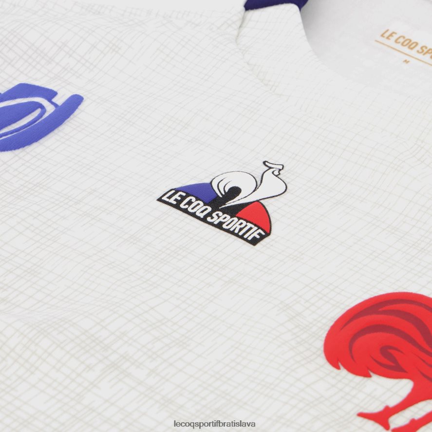 Le Coq Sportif oblečenie replika dresu xv de france - svetový pohár v rugby 2023 biela muži BF4DLN693