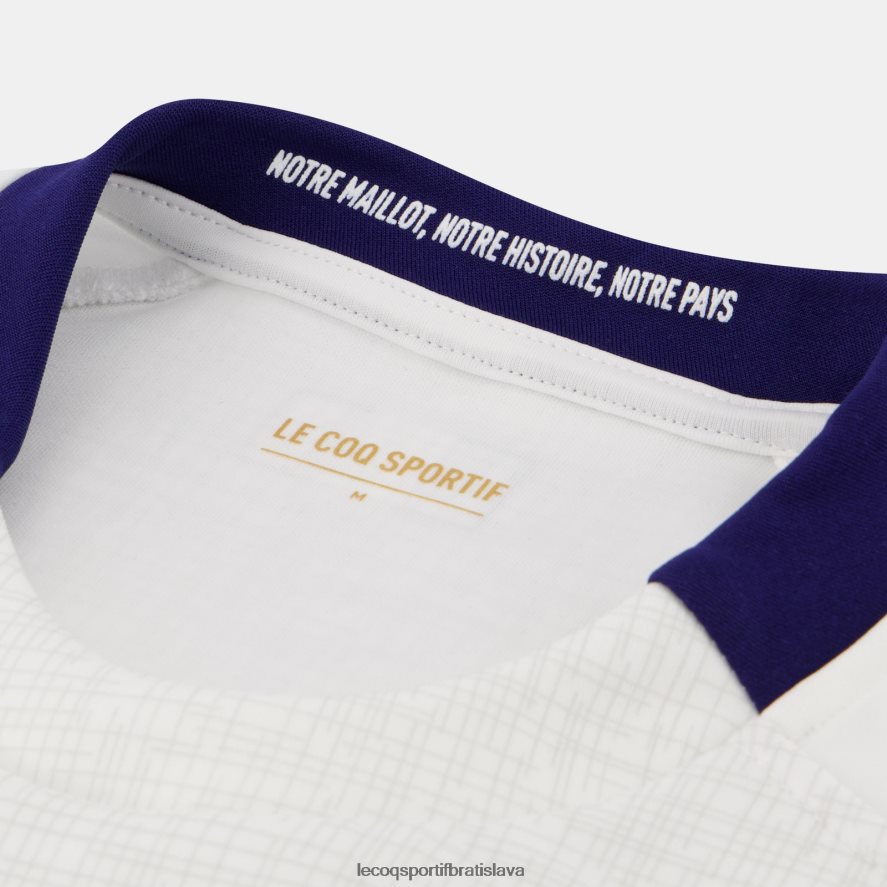 Le Coq Sportif oblečenie replika dresu xv de france - svetový pohár v rugby 2023 biela muži BF4DLN693