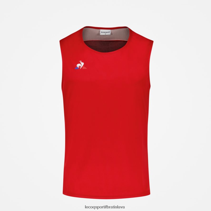 Le Coq Sportif oblečenie tielko červený muži BF4DLN196