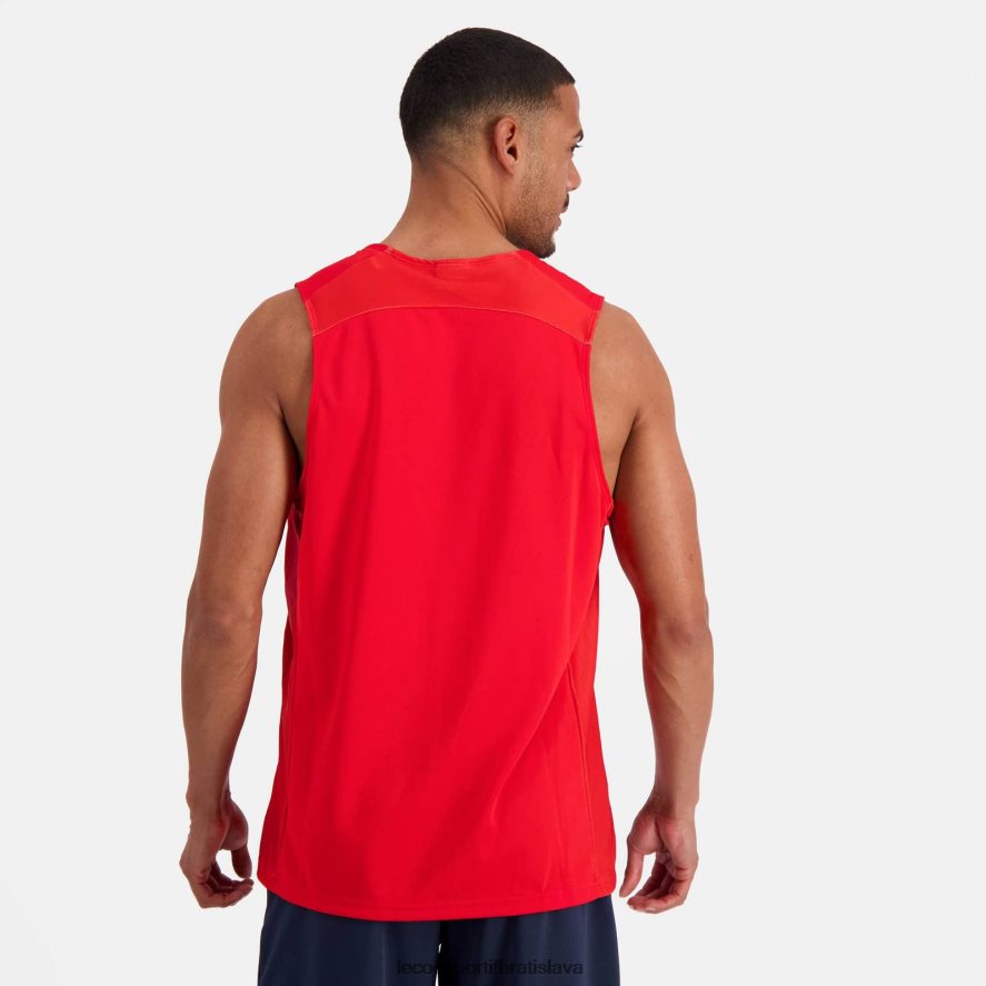 Le Coq Sportif oblečenie tielko červený muži BF4DLN196