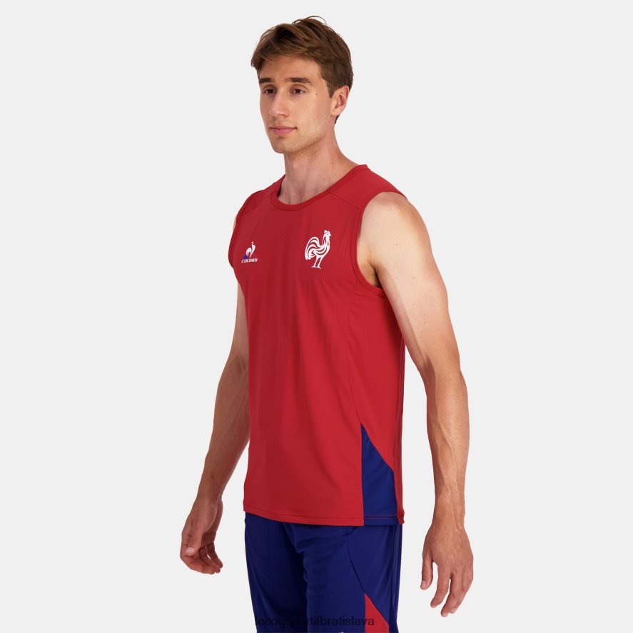 Le Coq Sportif oblečenie tielko červený muži BF4DLN214