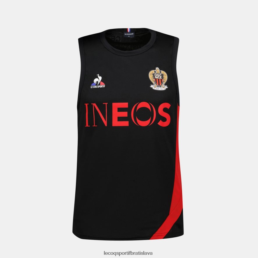 Le Coq Sportif oblečenie tielko čierne muži BF4DLN207