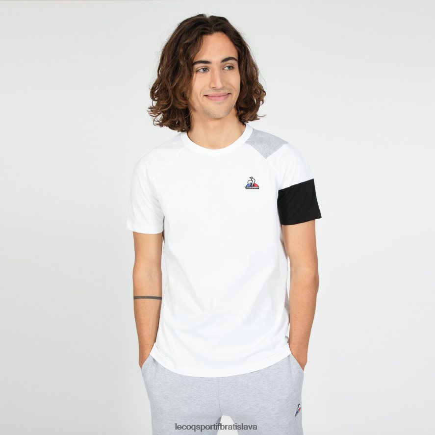 Le Coq Sportif oblečenie tričko biele muži BF4DLN189