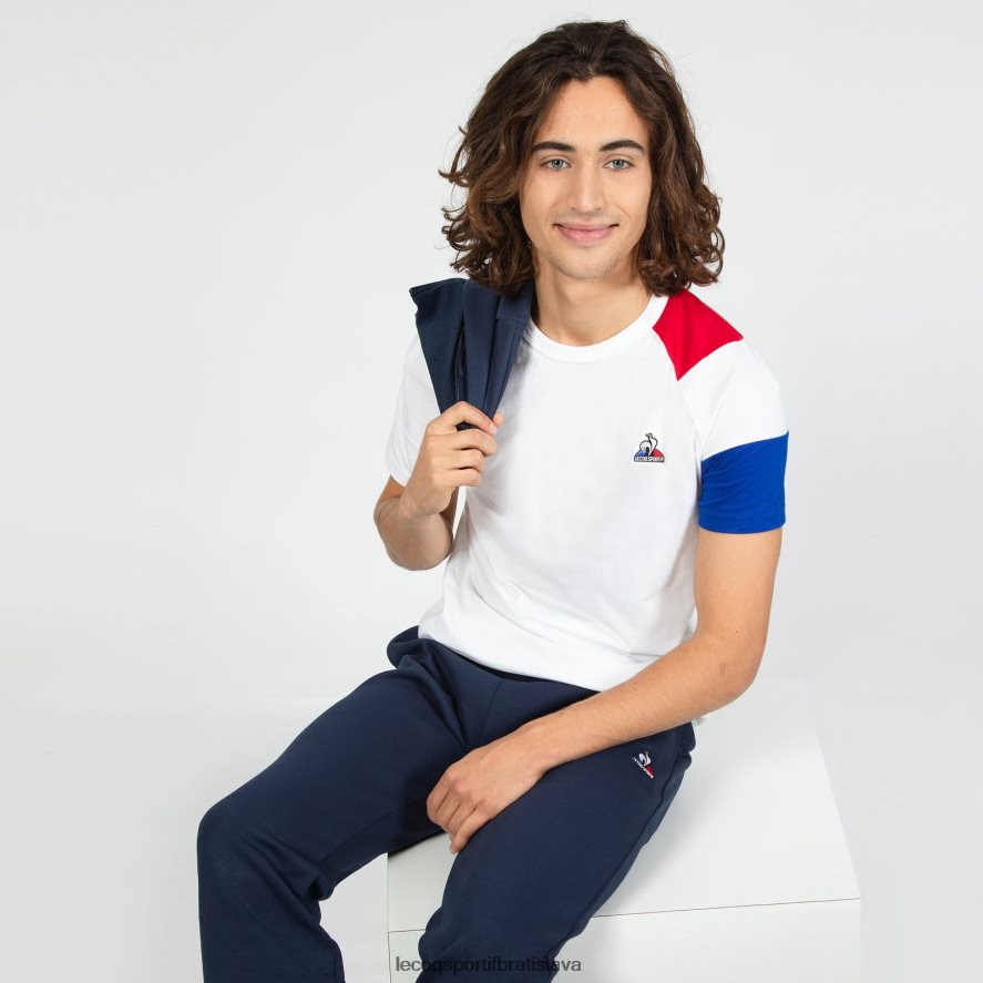 Le Coq Sportif oblečenie tričko biele muži BF4DLN191