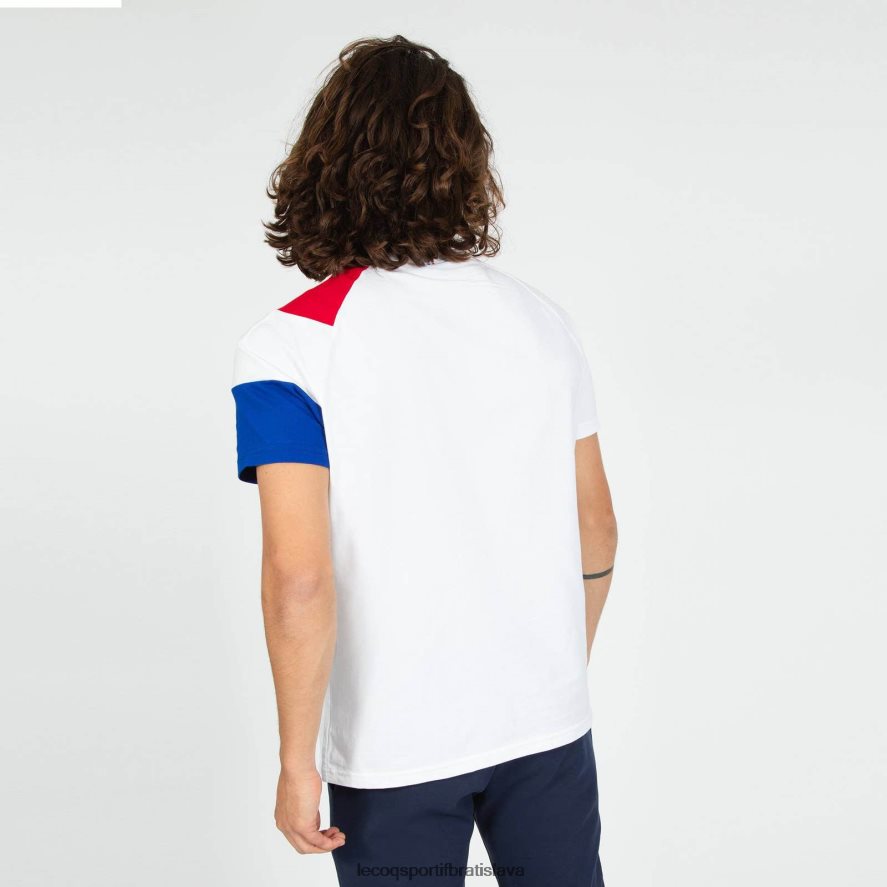 Le Coq Sportif oblečenie tričko biele muži BF4DLN191