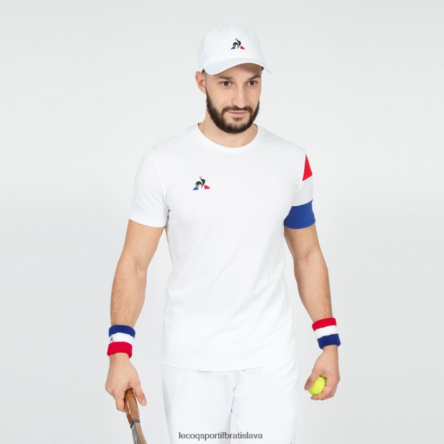 Le Coq Sportif oblečenie tričko biele muži BF4DLN497