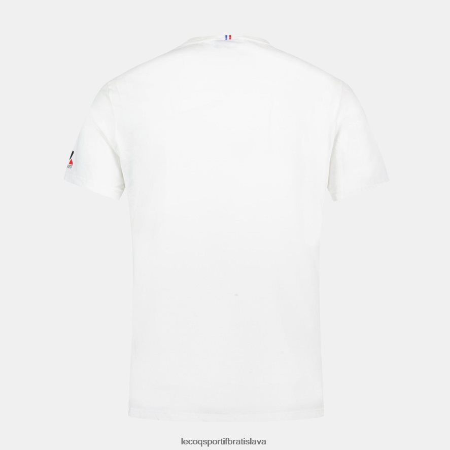 Le Coq Sportif oblečenie tričko - francúzske rugby biele muži BF4DLN169