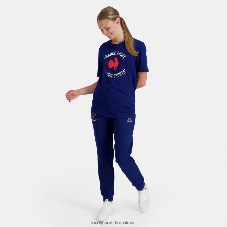 Le Coq Sportif oblečenie tričko - francúzske rugby modré muži BF4DLN172