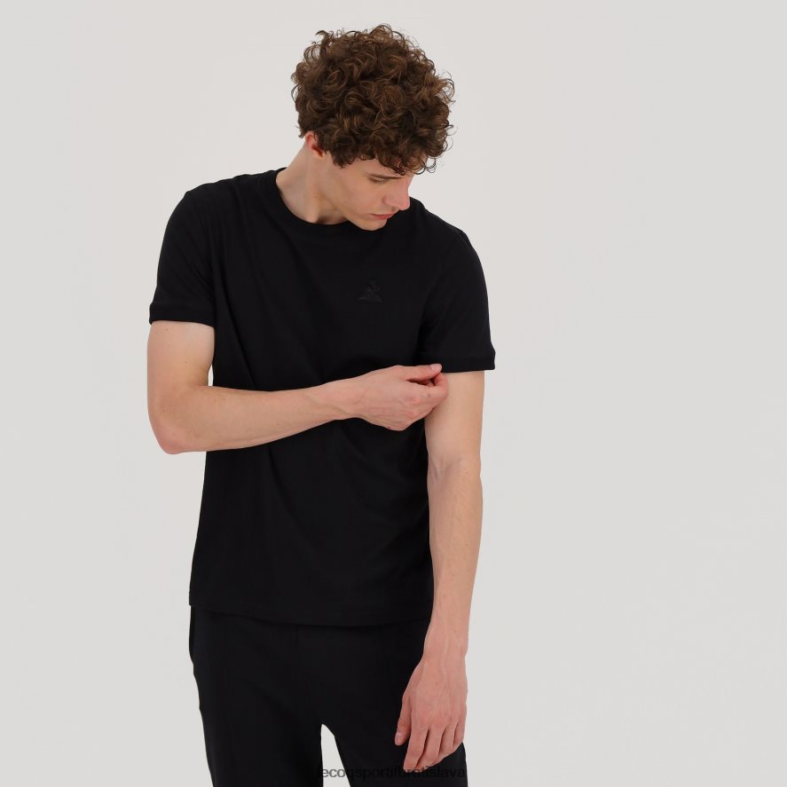 Le Coq Sportif oblečenie tričko čierne muži BF4DLN195