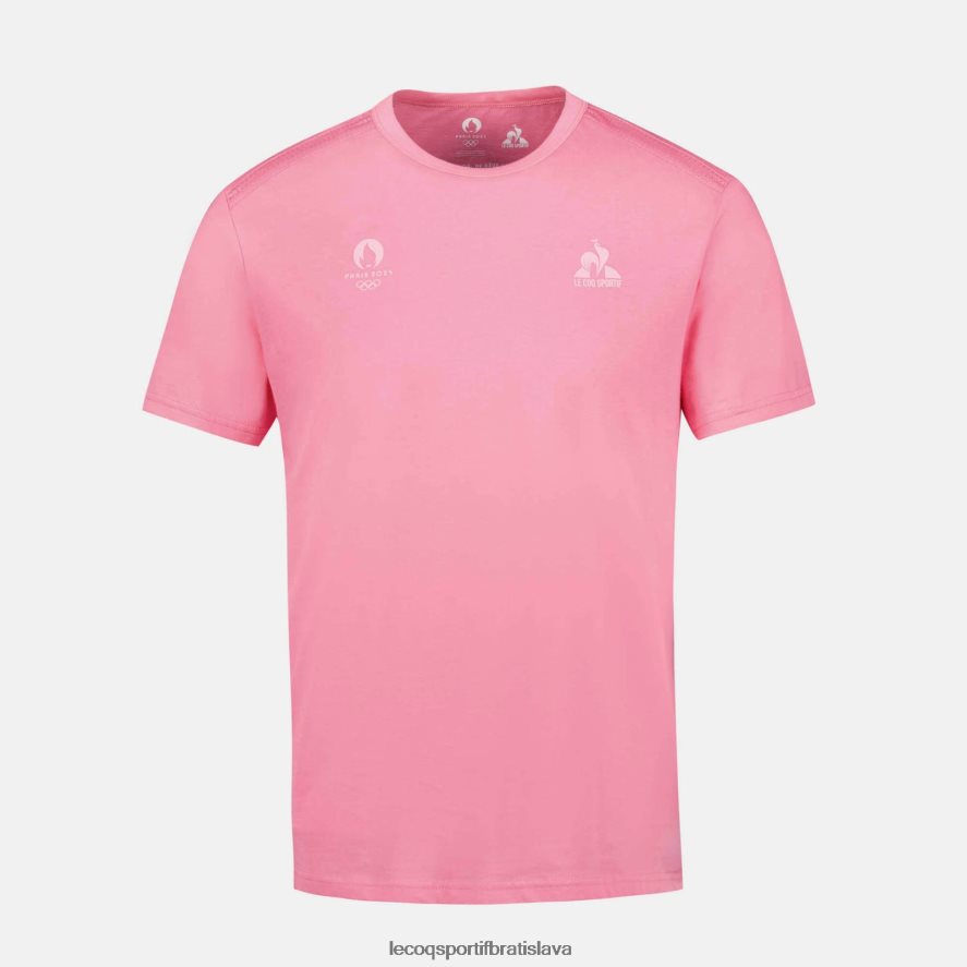 Le Coq Sportif oblečenie tričko ružové muži BF4DLN204
