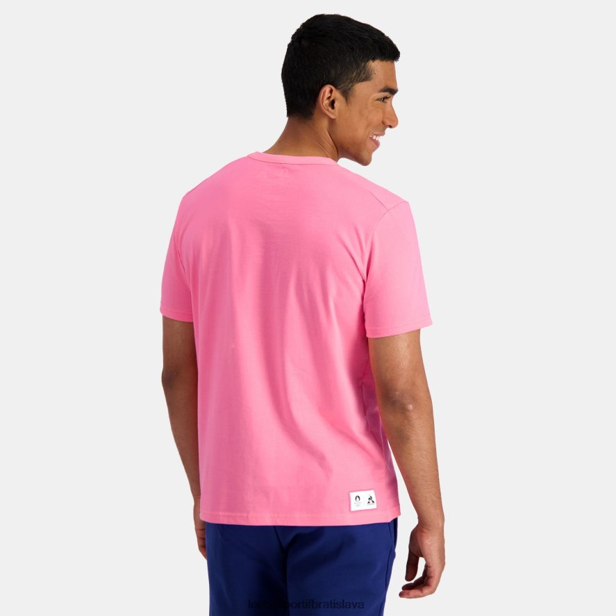 Le Coq Sportif oblečenie tričko ružové muži BF4DLN204