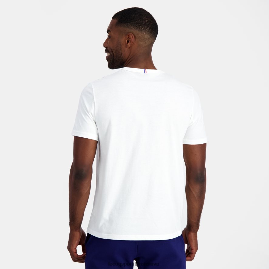 Le Coq Sportif oblečenie tričko - xv de france biele muži BF4DLN157