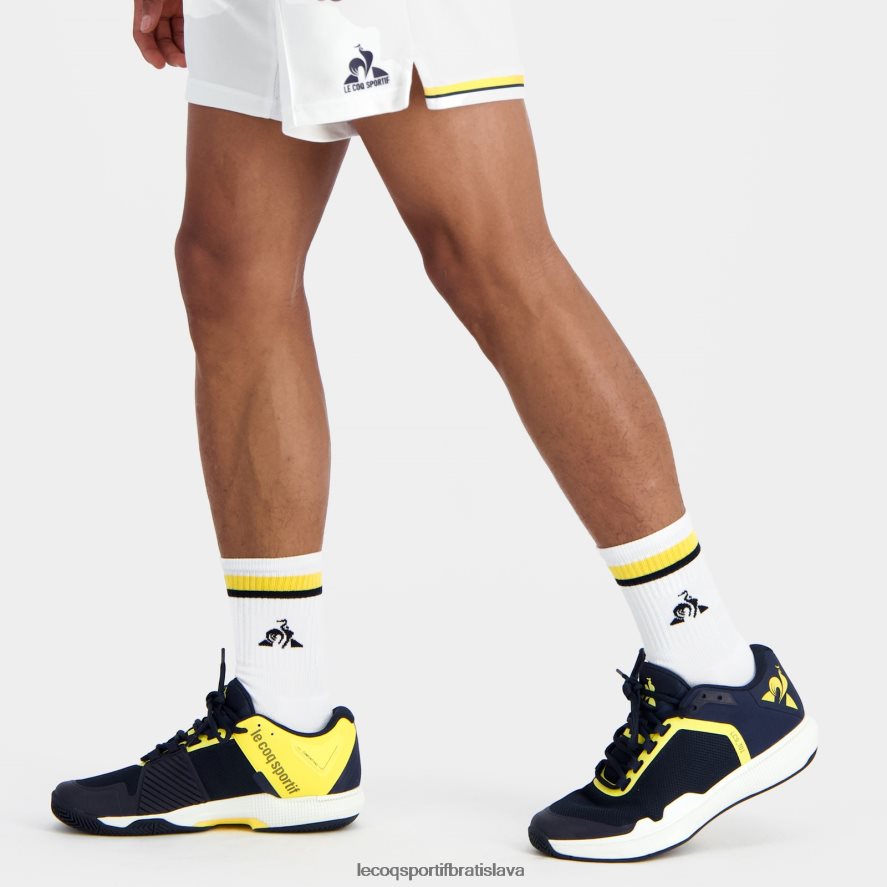 Le Coq Sportif príslušenstvo futbalové štulpne biele muži BF4DLN289