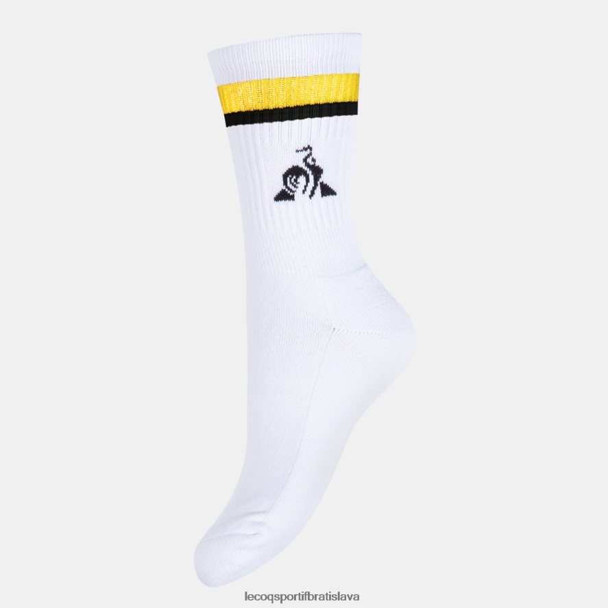 Le Coq Sportif príslušenstvo futbalové štulpne biele muži BF4DLN289