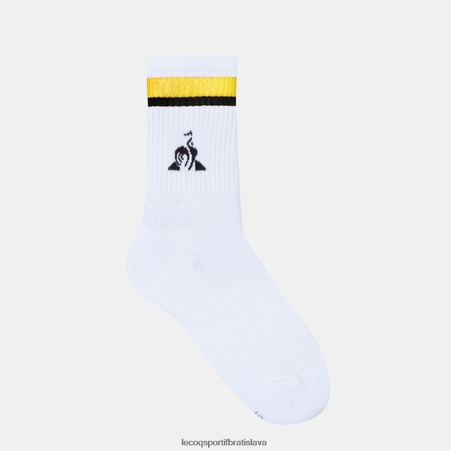 Le Coq Sportif príslušenstvo futbalové štulpne biele muži BF4DLN289