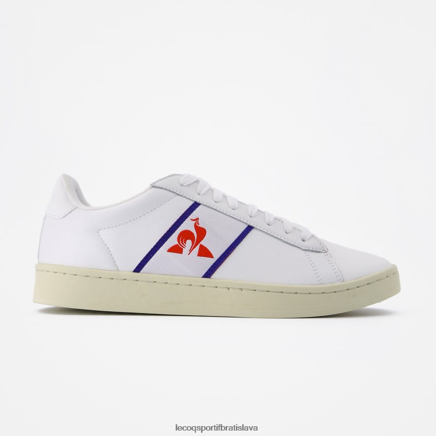 Le Coq Sportif topánky topánka klasická mäkká trikolóra biela muži BF4DLN550