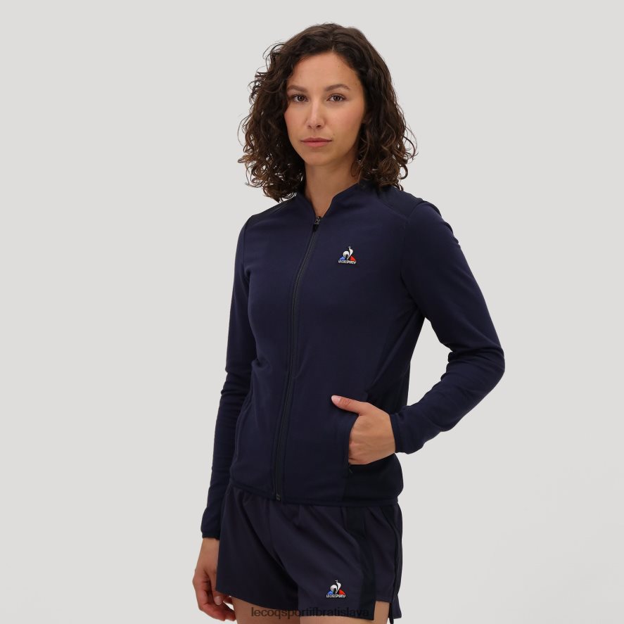 Le Coq Sportif oblečenie mikina na zips modrá ženy BF4DLN607