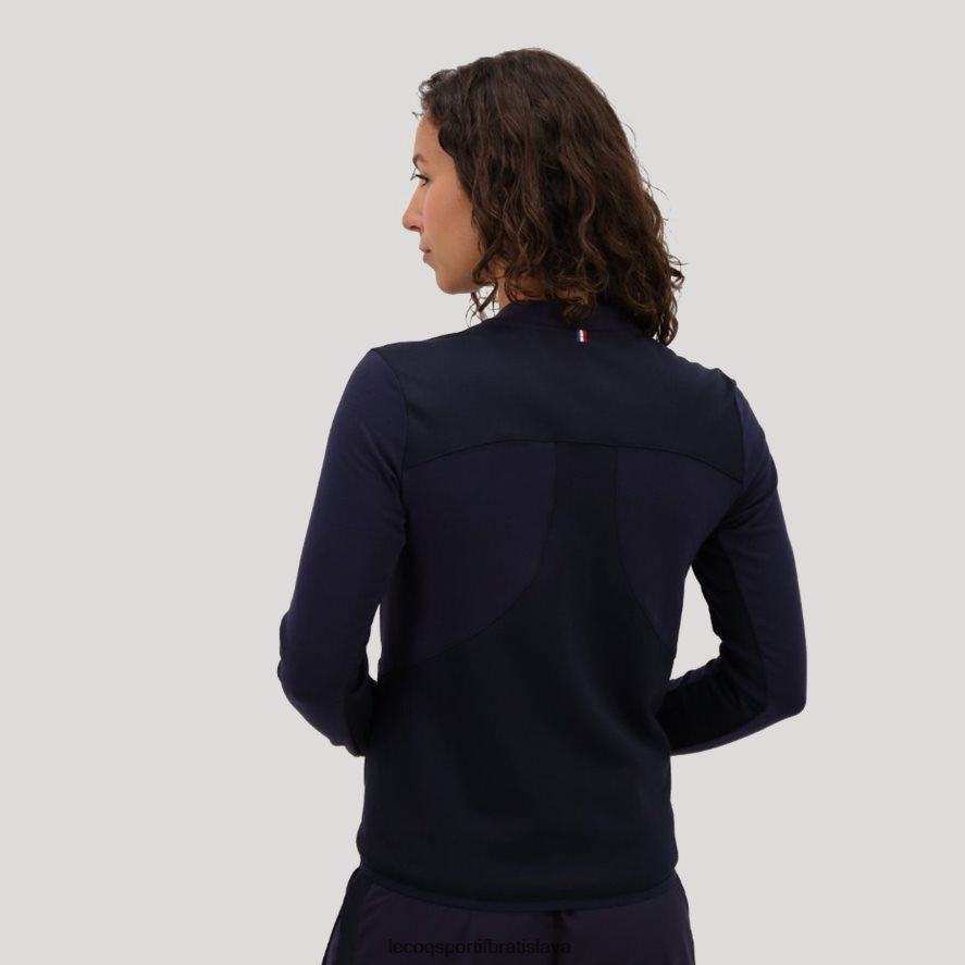 Le Coq Sportif oblečenie mikina na zips modrá ženy BF4DLN607