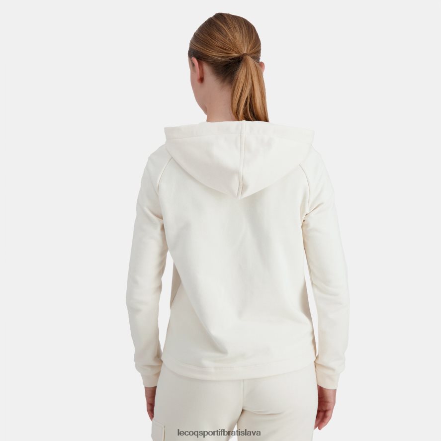 Le Coq Sportif oblečenie mikina s kapucňou a zipsom bielej farby ženy BF4DLN309