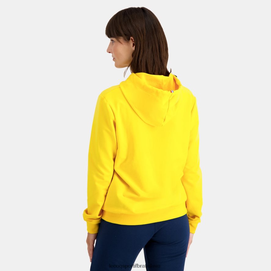 Le Coq Sportif oblečenie mikina s kapucňou žltá ženy BF4DLN598