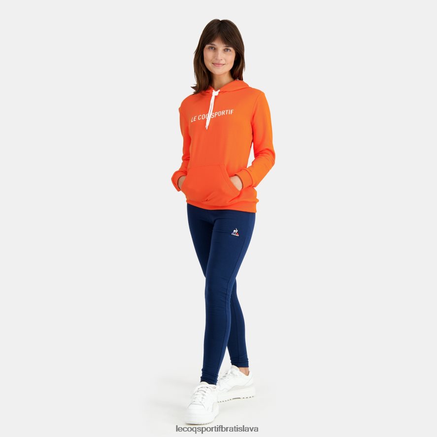 Le Coq Sportif oblečenie mikina s kapucňou oranžová ženy BF4DLN592