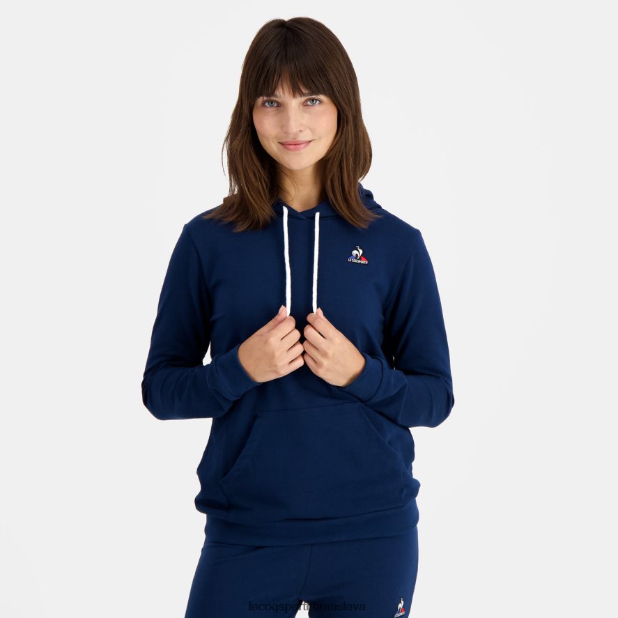 Le Coq Sportif oblečenie modrá mikina s kapucňou ženy BF4DLN317
