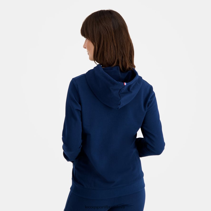 Le Coq Sportif oblečenie modrá mikina s kapucňou ženy BF4DLN317