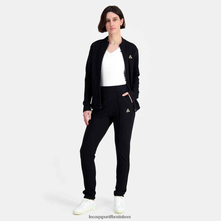 Le Coq Sportif oblečenie nohavice čierne ženy BF4DLN328