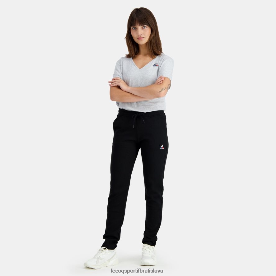 Le Coq Sportif oblečenie nohavice čierne ženy BF4DLN335