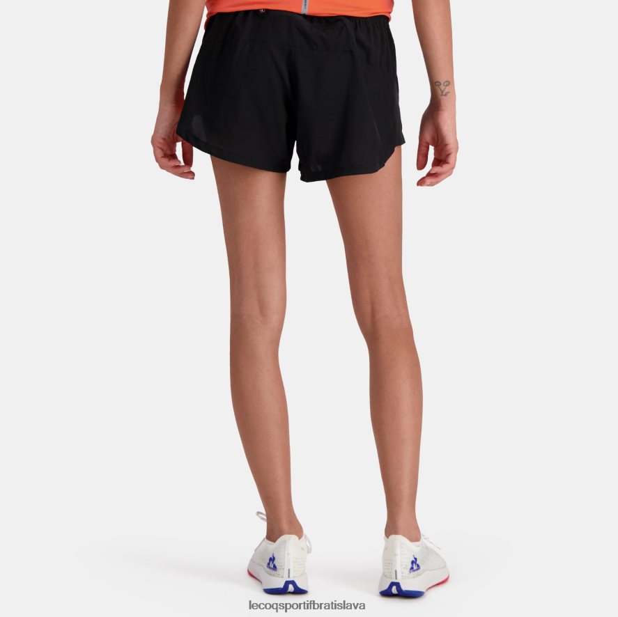 Le Coq Sportif oblečenie šortky čierne ženy BF4DLN321