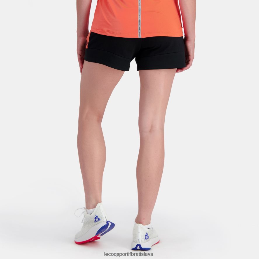 Le Coq Sportif oblečenie šortky čierne ženy BF4DLN332