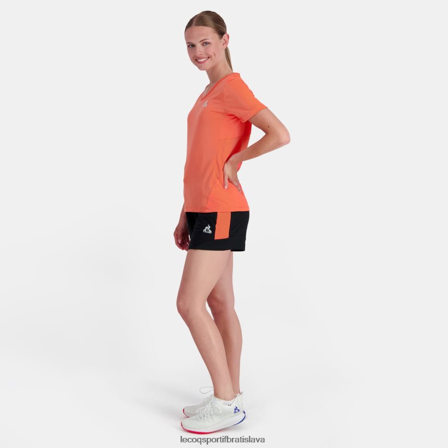 Le Coq Sportif oblečenie šortky čierne ženy BF4DLN332