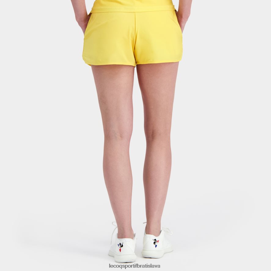 Le Coq Sportif oblečenie šortky žlté ženy BF4DLN325