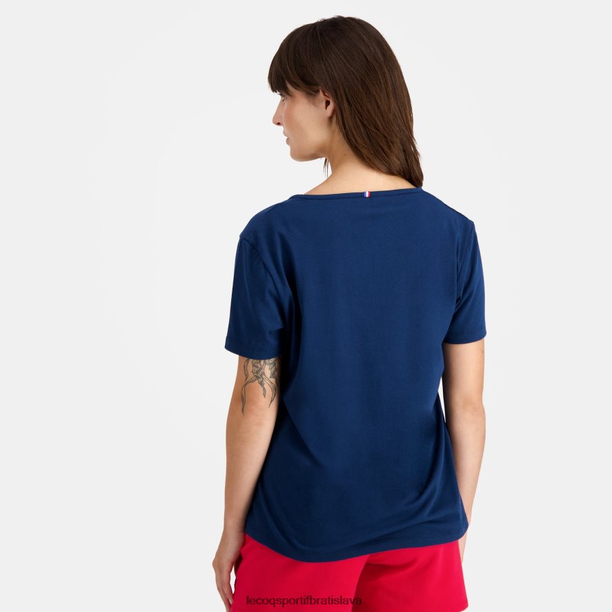 Le Coq Sportif oblečenie modré tričko ženy BF4DLN358
