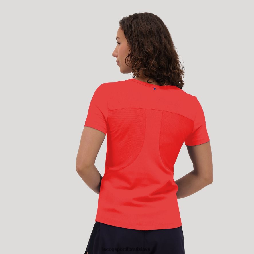 Le Coq Sportif oblečenie tričko červené ženy BF4DLN600